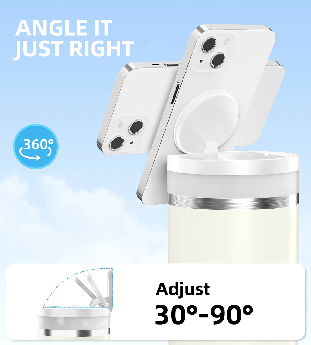 Phone Stand Stanley Cup Accessories Phone Holder Magnetic FlowState 40 OZ Tumbler Magsafe Phone Stand for Gym Office Home Car