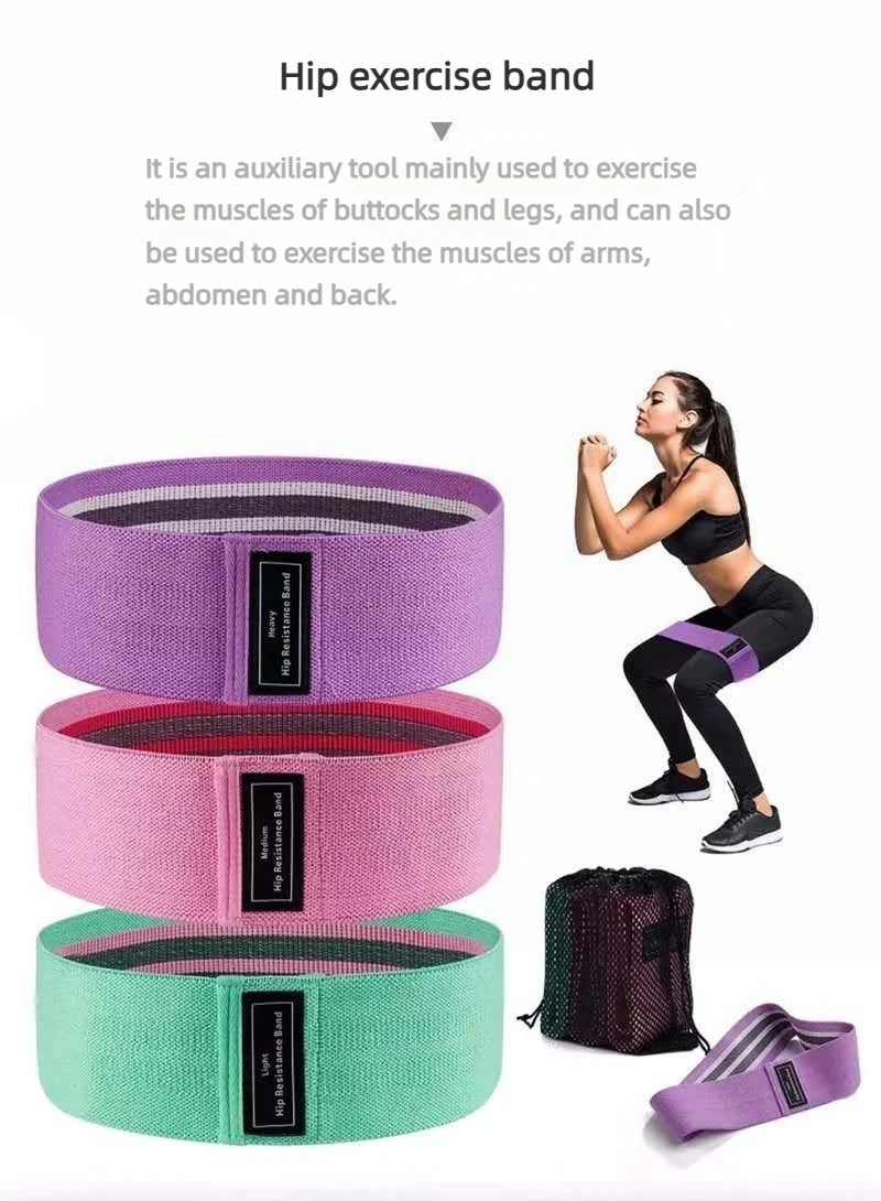 Elastic squat resistance belt