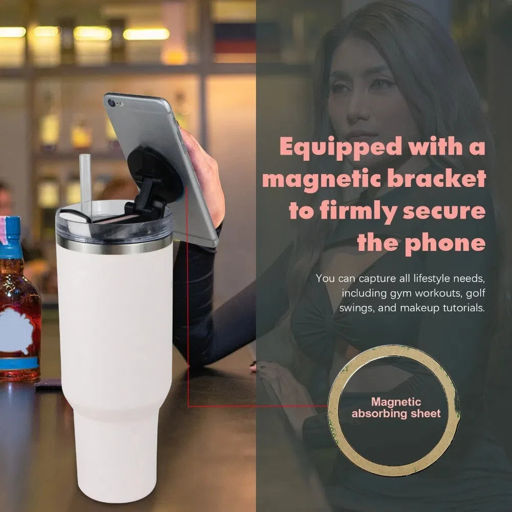 Magnetic Ring Water Cup Phone Holder