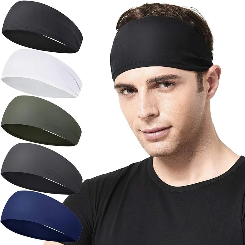 Men Women Sports Headband Sweatband