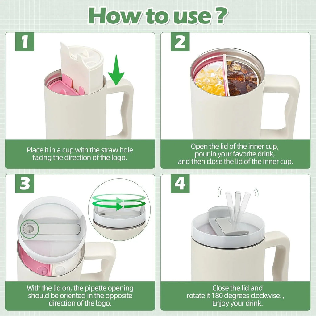 Drink Divider Compatible with Stanley Tumbler