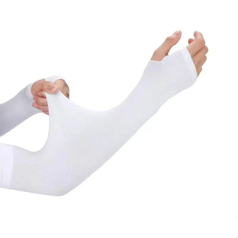 Summer Long Ice Silk Arm Sleeves