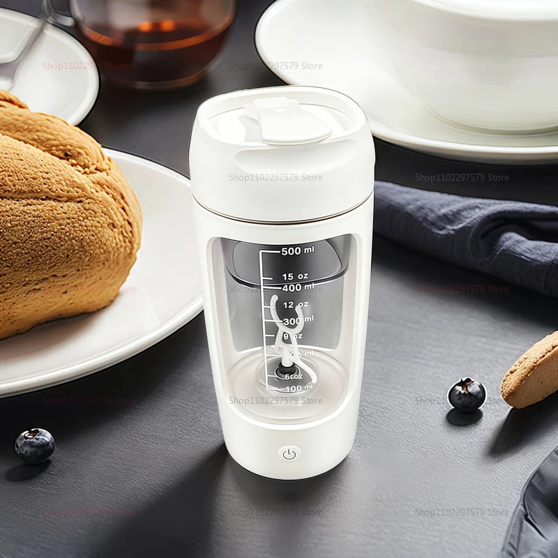 500ML Portable Rechargeable Automatic Multi-Function Shaker Cup For Sports Fitness Protein Powder Mixing And Athletic Nutrition