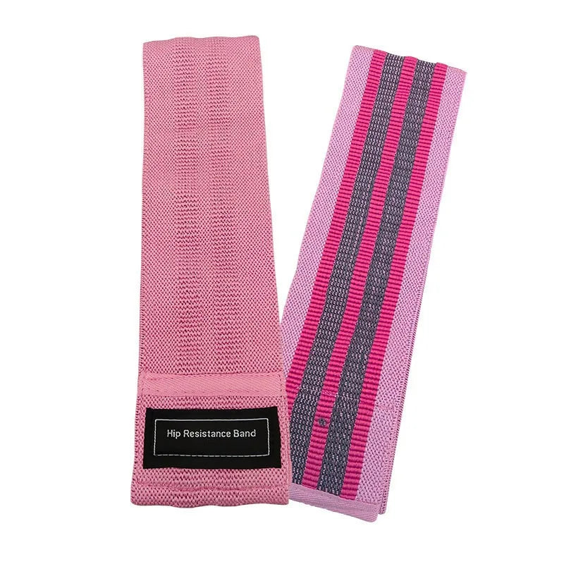Elastic squat resistance belt