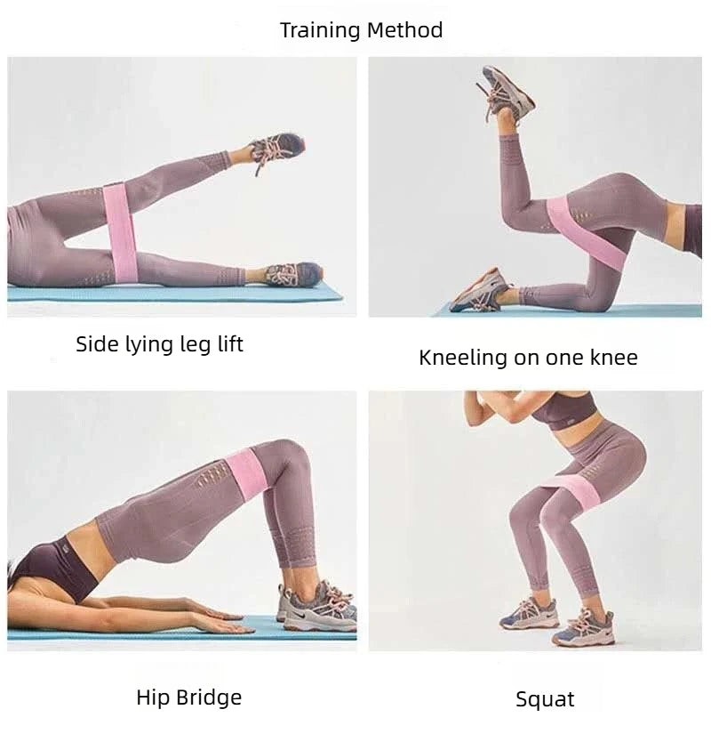 Elastic squat resistance belt