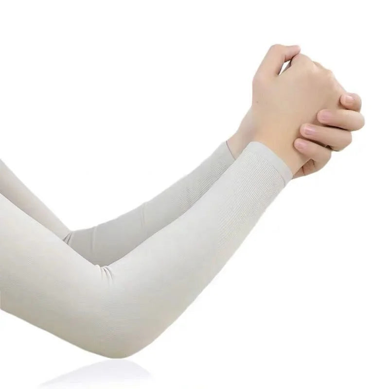 Summer Long Ice Silk Arm Sleeves