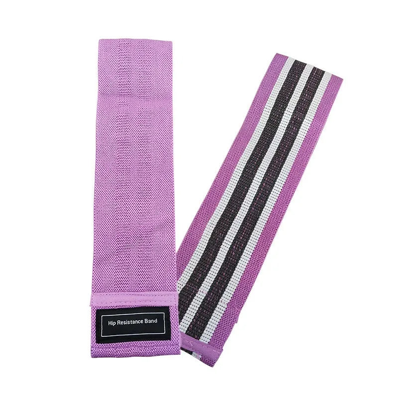 Elastic squat resistance belt