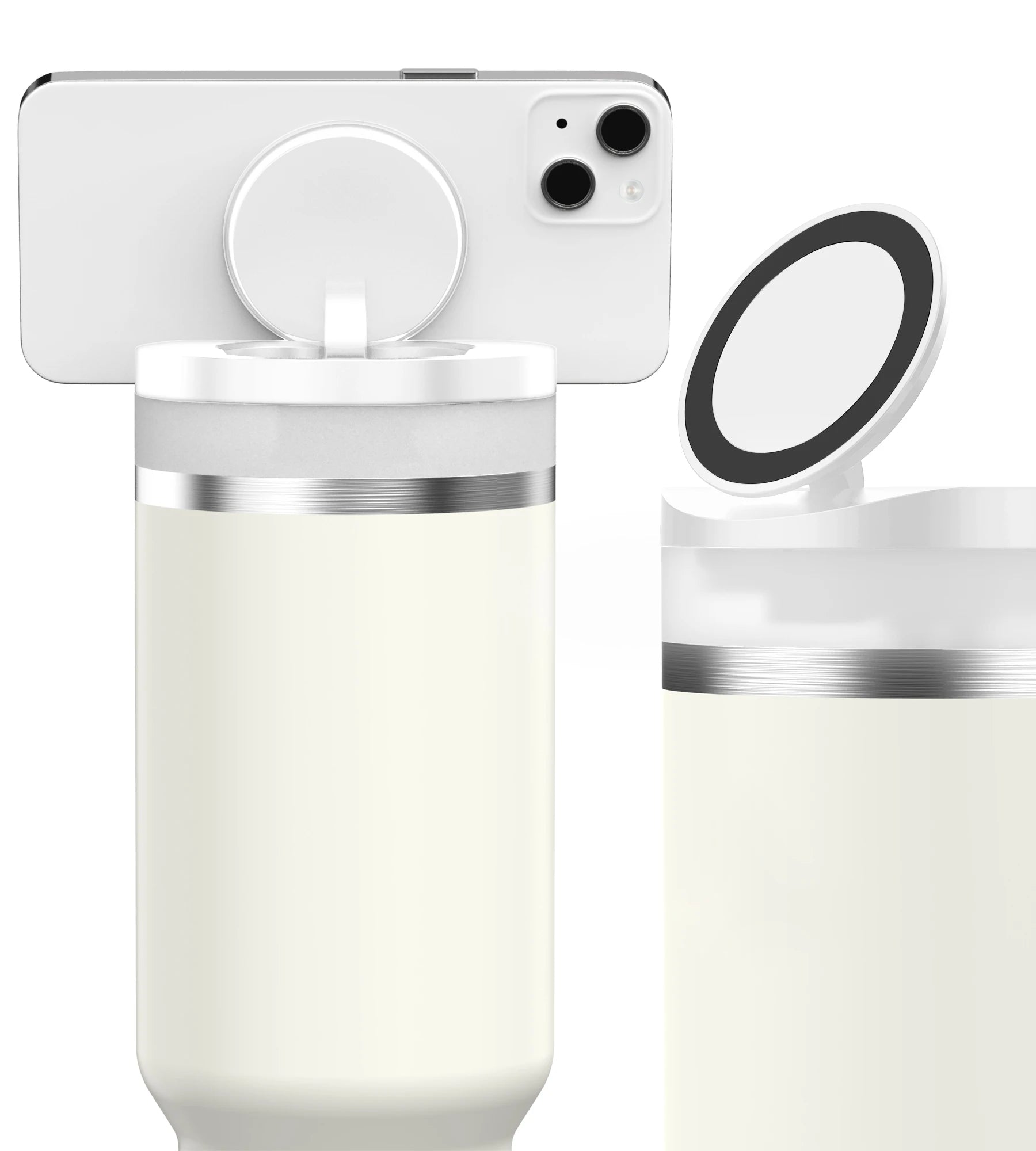 Phone Stand Stanley Cup Accessories Phone Holder Magnetic FlowState 40 OZ Tumbler Magsafe Phone Stand for Gym Office Home Car