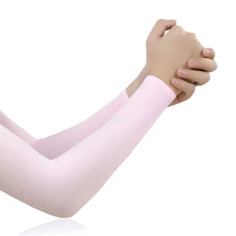 Summer Long Ice Silk Arm Sleeves